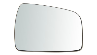 Geam oglinda exterioara cu suport fixare Opel Zafira, 01.2008-12.2011, partea Dreapta, incalzit; sticla convexa; geam cromat, Aftermarket