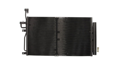 Condensator climatizare Opel Antara, 05.2006-02.2011, motor 2.0 CDTI, 93 kw/110 kw diesel, cutie automata, full aluminiu brazat, 673(630)x395(374)x17 mm, cu uscator si filtru integrat