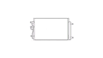 Condensator climatizare Opel Antara, 11.2010-2016, Chevrolet Captiva, 03.2011-2015, motor 3.0 V6, 190 kw benzina, cutie automata, full aluminiu brazat, 675 (635)x400x16 mm, cu uscator si filtru integrat