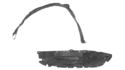 Carenaj roata Opel Frontera B, 09.1998-12.2003, partea Dreapta, Fata, 97202692, 5582FP1T