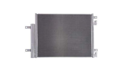Condensator climatizare Opel Karl, 2015-2019, motor 1.0, 55 kw benzina, cutie manuala, full aluminiu brazat, 495(467)x370(362)x12 mm, cu uscator si filtru integrat