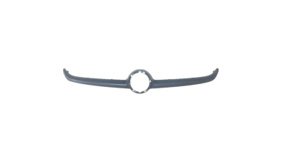 Ornament grila masca fata Opel Corsa E, 11.2014-, parte montare centrala, gri, cu locas pentru emblema, 55B205-5, Aftermarket