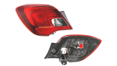 Stop spate lampa Opel Corsa E, 11.2014-, spate, Stanga, 3 usi, partea exterioara; P21W+PY21W; fara suport bec, DEPO