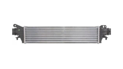 Intercooler Opel Corsa E, 03.2015-, motor 1.6 T 152kw, benzina, cu/fara AC, aluminiu brazat/plastic, 571x128x64 mm, 