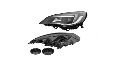 Far OPEL ASTRA K, 10.2015-, DEPO, fata, partea stanga, cu indicator led; cu 'lumina de zi' tip LED; H1+H7; electric; fara modul lumini de zi LED; cu motor;