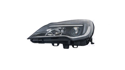 Far Opel Astra K, 10.2015-, fata, Dreapta, cu LED indicator; cu LED daytime running light; H1+H7; electric; fara daytime running light LED module; fara LED controlling unit; cu motor;