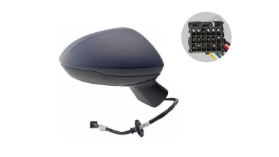 Oglinda exterioara Opel Astra K, 10.2015-, Dreapta, reglare electrica; grunduita; incalzita; geam convex; cromat; pliere electrica; 7 pini