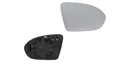 Geam oglinda exterioara cu suport fixare Opel Astra K, 10.2015-, Dreapta, incalzita; geam convex; cromat, View Max