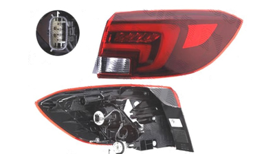 Stop spate lampa Opel Astra K, 10.2015-, spate, Dreapta, Highline, Combi, partea exterioara; LED+W21W, VALEO