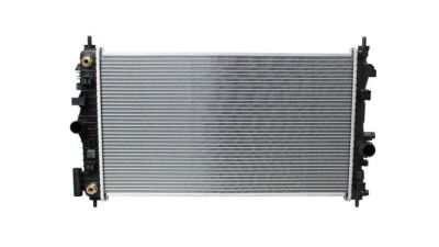 Radiator racire Opel Insignia, 11.2014-03.2017, motor 1.6 CDTI, 88/100 kw; 2.0 CDTI, 125 kw, diesel, cutie automata, cu/fara AC, 680x401x26 mm, Behr-Hella, aluminiu brazat/plastic 