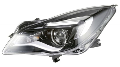Far Opel Insignia (G09) 11.2013-, Stanga, tip bec HiR2+PY21W, reglare electrica, cu lumini pentru timp de zi led cu motoras, ECE, Hella, 13409906, 
