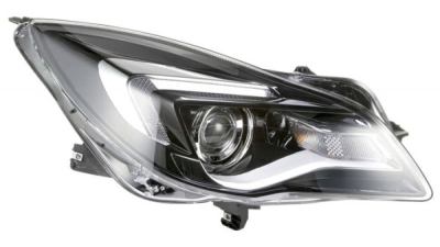 Far Opel Insignia (G09) 11.2013-, Dreapta, tip bec HiR2+PY21W, reglare electrica, cu lumini pentru timp de zi led cu motoras, ECE, Hella, 13409907, 