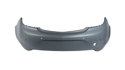 Bara spate Opel Insignia (G09), 11.2013-07.2017, Model Liftback, Sedan, cu 4 gauri pentru senzori parcare si camera; grunduit, Aftermarket