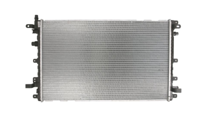 Radiator racire Opel Ampera, 11.2011-2014, Chevrolet Volt, 11.2011-2014, motor 1.4, 63 kw, benzina/electric, cutie automata, cu/fara AC, radiator baterie, 675x410x16 mm, Koyo, aluminiu brazat/plastic 