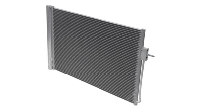 Condensator climatizare Opel Ampera, 11.2011-2014, Chevrolet Volt, 11.2011-2014, motor 1.4, 63 kw benzina/electric, cutie automata, full aluminiu brazat, 675(635)x422(407)x16 mm, cu uscator si filtru integrat