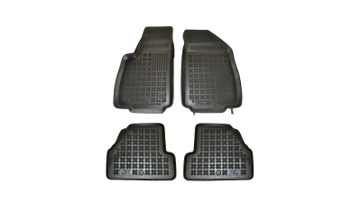 Set covorase auto din cauciuc Opel Mokka 12.2012-09.2016 culoare Negru, presuri tip tavita marca Rezaw Plast