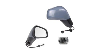 Oglinda exterioara Opel Mokka X, 09.2016-; Mokka, 12.2012-09.2016, Dreapta, reglare electrica; grunduit; incalzita; geam convex; cromat; 5 pini; baza oglinda negru