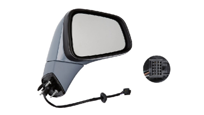 Oglinda exterioara Opel Mokka X, 09.2016-; Mokka, 12.2012-09.2016, Dreapta, reglare electrica; grunduit; incalzita; geam convex; cromat; pliere electrica; 7 pini; brat oglinda grunduit, View Max