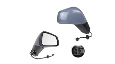 Oglinda exterioara Opel Mokka X, 09.2016-; Mokka, 12.2012-09.2016, Dreapta, reglare electrica; grunduit; incalzita; geam convex; cromat; pliere electrica; 7 pini; baza oglinda negru, View Max