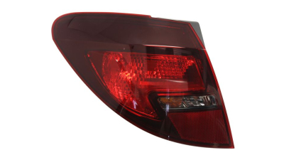 Stop spate lampa Opel Meriva B, 01.2014-, partea Stanga, exterior; R5W+W16W; fumuriu; fara soclu bec; Omologare: ECE, DEPO