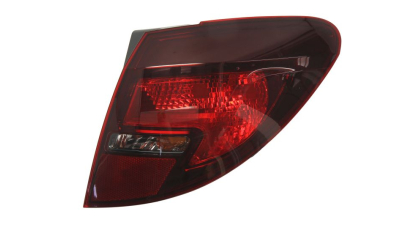 Stop spate lampa Opel Meriva B, 01.2014-, partea Dreapta, exterior; R5W+W16W; fumuriu; fara soclu bec; Omologare: ECE, DEPO