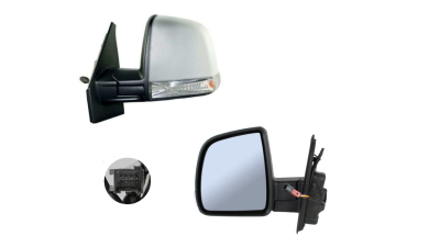 Oglinda exterioara Opel Combo, 11.2011-2015, Stanga, TOUR, reglare electrica; grunduita; incalzita; geam convex; cromat; 6 pini; cu semnalizare, View Max