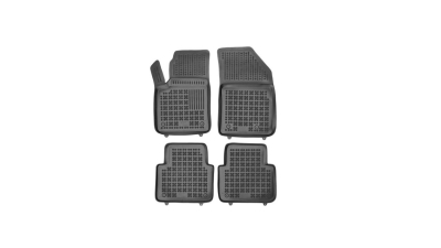 Set covorase auto din cauciuc Crossland X, 03.2017-, negru, 4 bucati