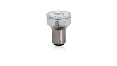 Set becuri LED 12V BA15D cu 6 leduri 5050SMD Vecta 2 buc