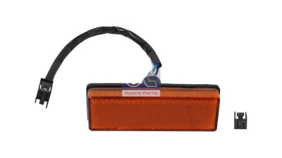 Lampa semnalizare lateral galben; cu prize bec; cu cabluri; universala si Fiat Ducato 1990-05.1994, 7700538, 1 buc.