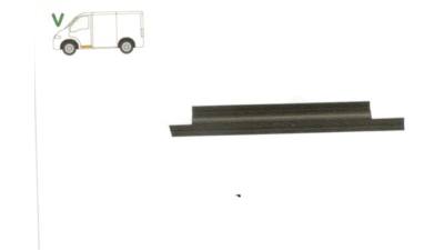 Panou reparatie usa Fiat DUCATO (280/290), 11.1981-1994 model Scurt, partea stanga, usa fata , jgheab, 