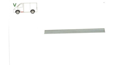 Panou reparatie usa Fiat DUCATO (280/290), 11.1981-1994 model Scurt, partea stanga, parte inferioara, inaltime 145 mm, 