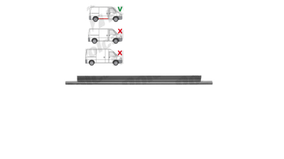Panou reparatie usa Peugeot Boxer, 1994-08.2006, Citreon Jumper 1994-2006, Fiat Ducato 1994-2006 Partea Dreapta, Fata, model scurt , usa culisanta , inferior