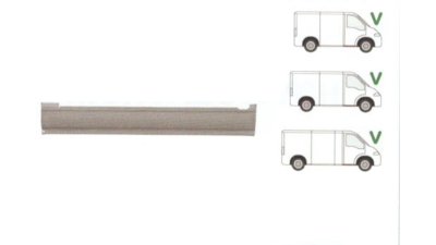 Prag Citroen Jumper (230), 06.1994-08.2006 Fiat Ducato (230), 03.1994-08.2006, Peugeot Boxer (230), 06.1994-09.2006 Usa Fata Dreapta, lungime765mm , inaltime 100mm
