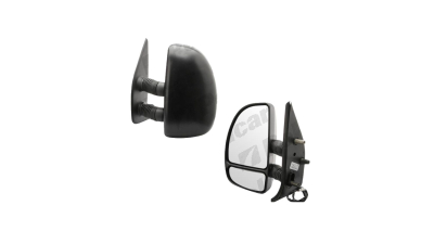 Oglinda exterioara Citroen Jumper 1999-2006, Fiat Ducato, 1999-2006, Peugeot Boxer 1999-2006, Stanga, Crom, electrica, carcasa neagra, Convex, BestAutoVest 8153CV 5702517E Model LUNG,