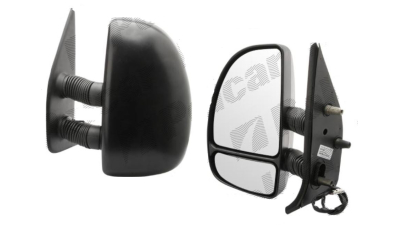 Oglinda exterioara Citroen Jumper 1999-2006, Fiat Ducato, 1999-2006, Peugeot Boxer 1999-2006, Stanga, Crom, electrica, carcasa neagra, Convex, View Max, 8153CV 5702517M Model LUNG,