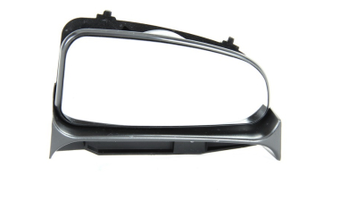 Geam oglinda exterioara cu suport fixare Citroen Jumper (230/244), 07.1999-08.2006, Fiat Ducato (230/244), 07.1999-09.2006; Peugeot Boxer (230/244), 07.1999-08.2006, partea Dreapta, geam panoramic; geam cromat; mai mici, Aftermarket