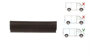 Segment reparatie panou lateral Citroen Jumper (230/244) 06.1994-08.2006, Fiat Ducato (230/244) 03.1994-09.2006, Peugeot Boxer (230/244) 06.1994-08.2006 , partea Stanga/ Dreapta, Lungime 500, inaltime 135 Mm,Partea Inferioara Pt Modele Lung/Maxi, 