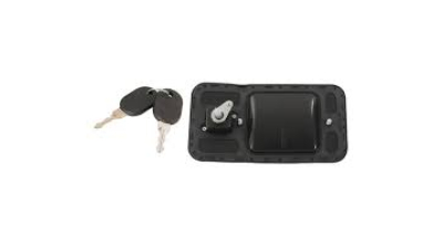 Maner usa exterior Peugeot Boxer, Citroen Jumper, Fiat Ducato (230), 06.1994-04.2002 negru, 1301399808, usa fata partea Stanga/Dreapta