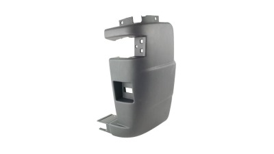 Parte laterala bara , colt lateral flaps spate, dreapta Citroen Jumper (244), 01.2002-08.2006, Fiat Ducato (244), 04.2002-09.2006, Peugeot Boxer (244), 04.2002-08.2006, negru, cu reflector, 735307347