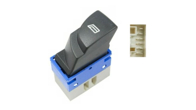 Buton , comutator macara usa Fiat Ducato (244), 04.2002-09.2006, Citroen Jumper (244), 01.2002-08.2006; Peugeot Boxer (244), 04.2002-08.2006, Dreapta, 1 buton