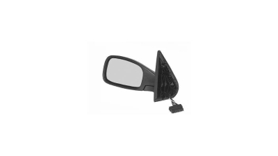 Oglinda exterioara Peugeot 306 (7_) (Hatchback + Sedan) 3.1993-12.2001, cu 5 pini,  partea dreapta View Max crom convex carcasa prevopsita grunduita reglare electrica cu incalzire