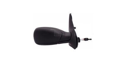 Oglinda exterioara Peugeot 306 (7_) (Hatchback + Sedan) 3.1993-12.2001, cu 7 pini,  partea dreapta View Max crom convex carcasa neagra reglare electrica cu incalzire 5707526M