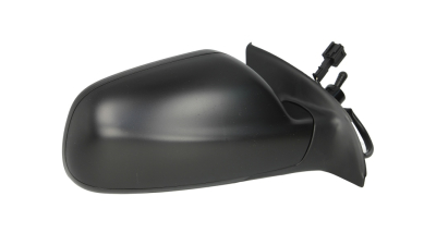 Oglinda usa exterioara Peugeot 307 (3), 03.2001-09.2007, partea Dreapta, reglare electrica; carcasa neagra; incalzit; sticla convexa; geam cromat; Senzor de temperatura, Aftermarket