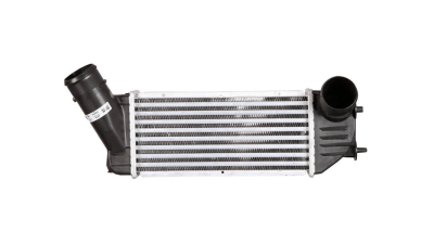 Intercooler Peugeot 307, 08.2000-2008, motor 2.0 HDI 66/79kw, Partner, 12.2002-07.2008, motor 2.0 HDI 66kw, diesel, cu/fara AC, aluminiu brazat/plastic, 300x130x65 mm, 