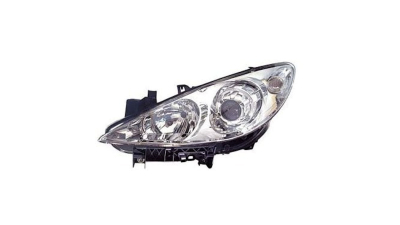 Far Peugeot 307 09.2005-09.2007 DEPO partea Stanga fara bec ceata H1+H7