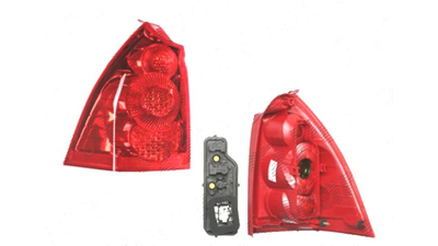 Stop spate lampa Peugeot 307 (3), 09.2005-09.2007, spate, Stanga, Combi, P21W+R5W; fara suport bec, DEPO
