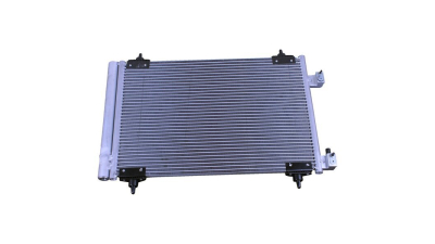 Condensator climatizare Peugeot 3008, 03.2013-2016, motor 1.6 e-HDI, 84 kw diesel, cutie manuala/automata, full aluminiu brazat, 570(530)x360x16 mm, cu uscator si filtru integrat
