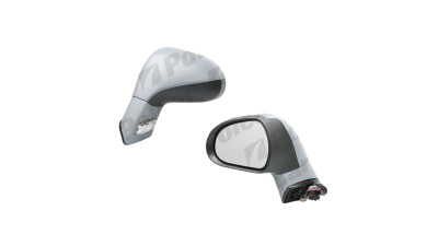 Oglinda exterioara Peugeot 308 (4) 2007-2013, Stanga, Crom, electrica, Cu incalzire, carcasa prevopsita, grunduita, Convex, BestAutoVest 5712518E, pliabila
