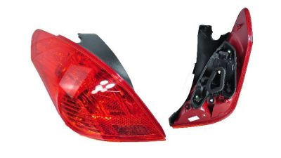 Stop spate lampa Peugeot 308 (4), 09.2007-12.13 Hatchback, spate, omologare ECE, cu suport bec, 6350CV, Stanga