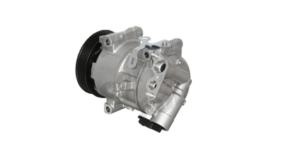 Compresor aer conditionat Peugeot 308, 2013-, motor 1.6 BlueHDI, 84kw/1.6 e-HDI, 68kw, 1.6 HDI, 73kw/88kw, diesel; 1.6 THP, 92kw/115kw, benzina, rola curea 119 mm, 6 caneluri, de tip Denso: 5SEL12C